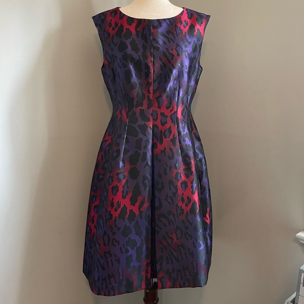 Elegant Leopard Print Dress